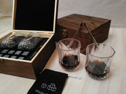 Whisky ice wine stone wooden box set