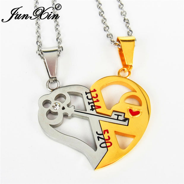 Love Key Combination Couple Necklace