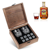 Whisky ice wine stone wooden box set