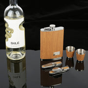 Metal Hip Flask Set 9oz Whiskey Alcohol Bottle with Box