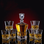 Thickened Whiskey Glass Set Foreign Wine Glass Crystal Glass Wine Bottle Creative Wine Set