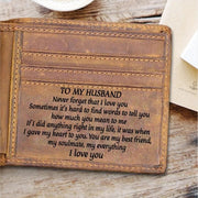 TO MY HUSBAND Men's Wallet